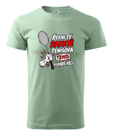 Badmintonová raketa není tenisová