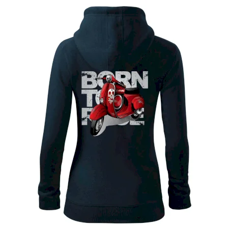 Scooter born to ride red
