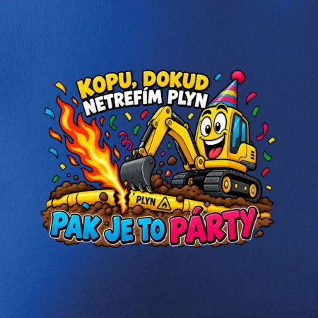 Bagrista kope dokud netrefí plyn