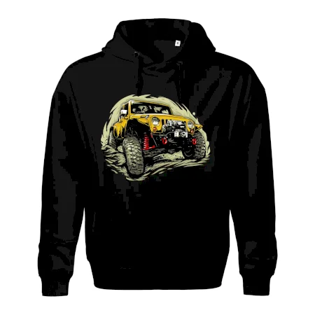 Žlutý offroad s navijákem