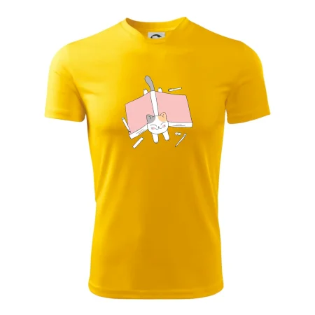 Učení na státnice kočka