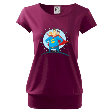 Táta superman - holka a kluk
