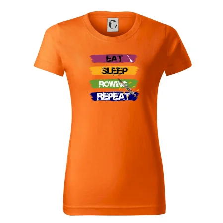 Eat sleep rowing repeat barevné