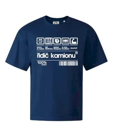 Čárový kód řidič kamionu