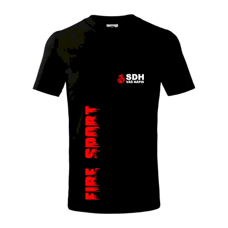 SDH nápis (oheň, firesport, název sboru - vlastní nápis)