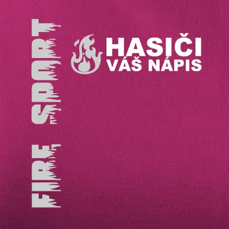 Hasiči REFLEXNÍ (oheň, Firesport, název sboru - vlastní nápis)