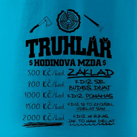 Hodinová mzda truhlář