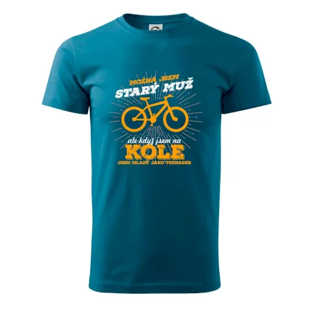 Starý muž - horské kolo