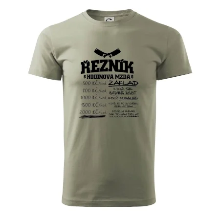 Hodinová mzda řezník