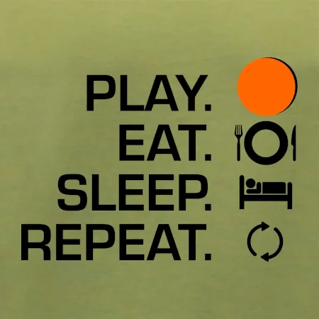Hokejbal - Play eat sleep repeat