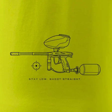 Minimalistický marker stay low shoot straight