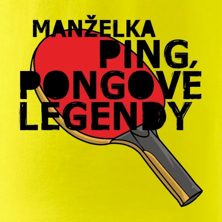 Manželka ping pongové legendy