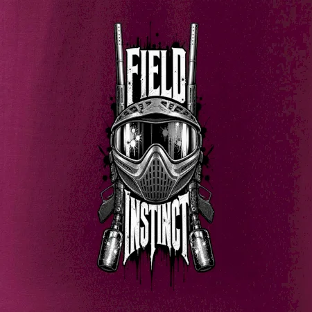 Černobílá maska field instinct paintball