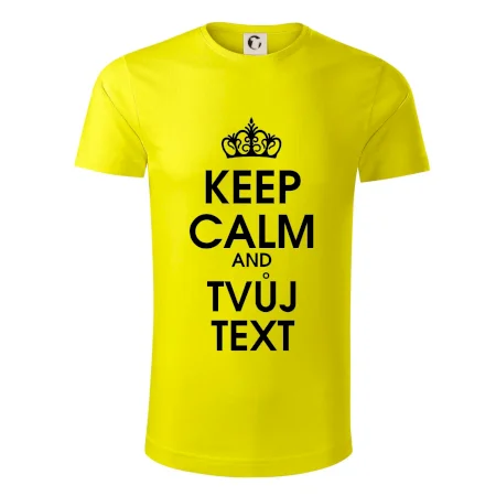 Keep calm - váš text