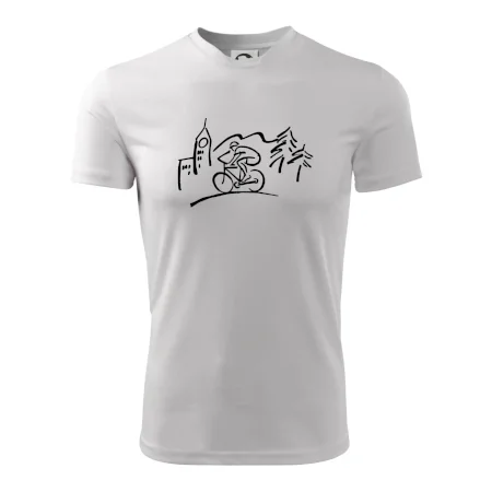 Cyklista na výletě