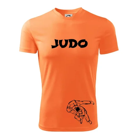 Judo nápis + postavy