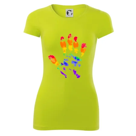LGBT hand print