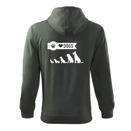 I love dogs - tlapka