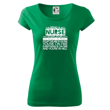 Being a nurse - bike