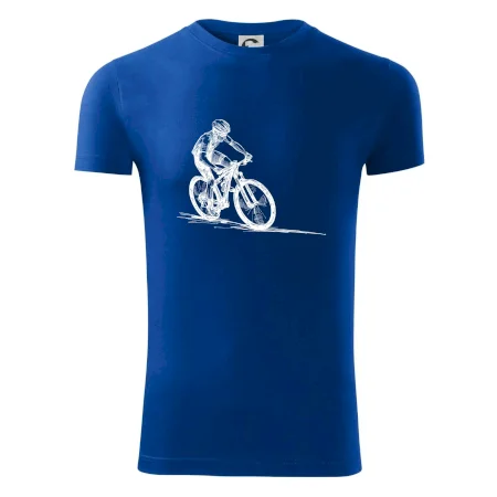 MTB kreslený cyklista