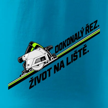 Dokonalý řez život na vodicí liště