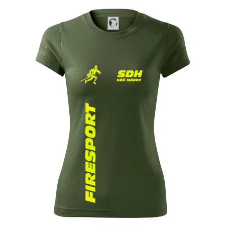 Hasičský sport SDH + váš název FLUO