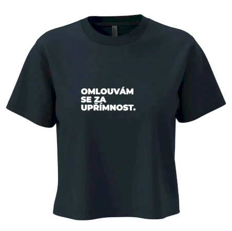 OMLOUVÁM SE ZA UPŘÍMNOST.