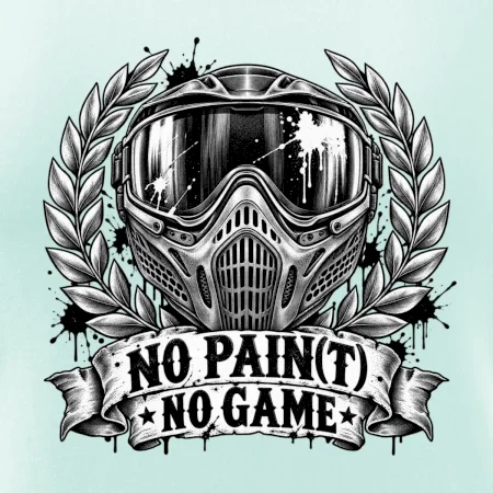 Motiv no paint no game s maskou