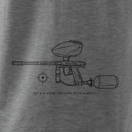 Minimalistický marker stay low shoot straight