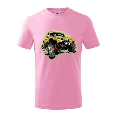 Žlutý offroad s navijákem