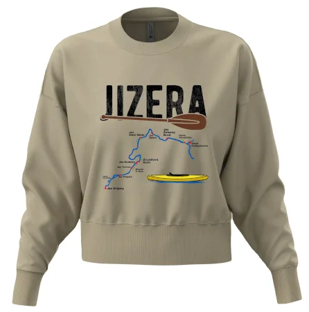 Mapa řeky Jizery