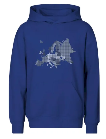 Mapa Evropy - srdce v Ukrajině