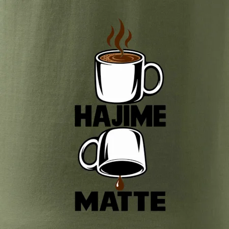Hajime matte káva judo