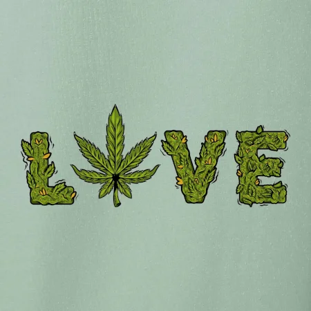 Konopí nápis love