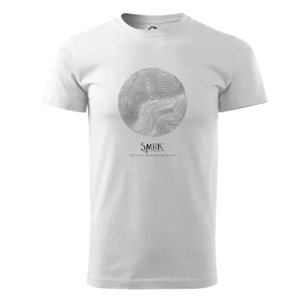 Smrk - vrstevnice v kruhu