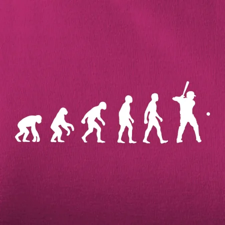 Evoluce baseball pálkař nápřah + míček