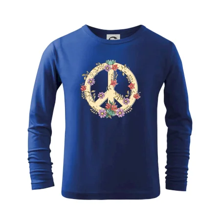Peace symbol pískový