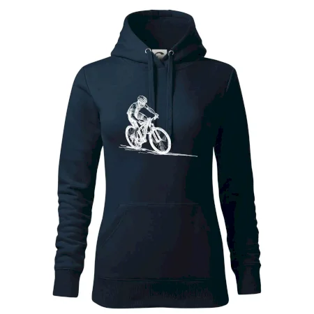 MTB kreslený cyklista