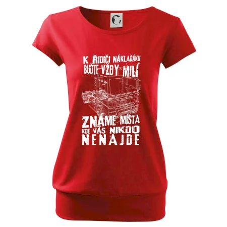K řidiči náklaďáku buďte vždy milý