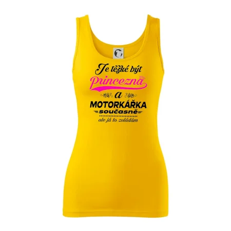 Je těžké být princezna - motorkářka