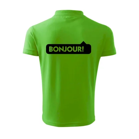 Nápis Bonjour