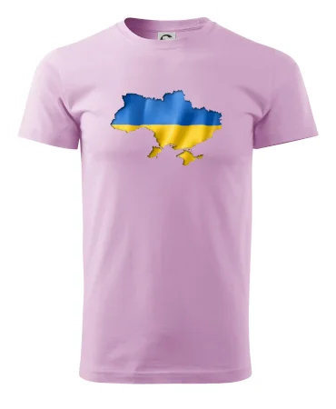 Ukrajina vlajka mapa