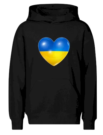 Ukrajina srdce vlajka