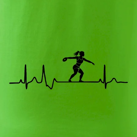 EKG hod diskem