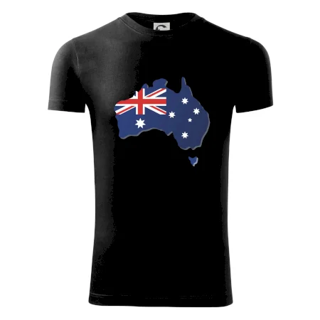 Austrálie - vlajka mapa