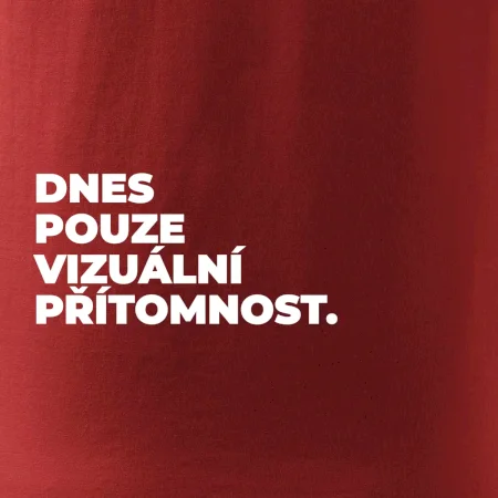 DNES POUZE VIZUÁLNÍ PŘÍTOMNOST.
