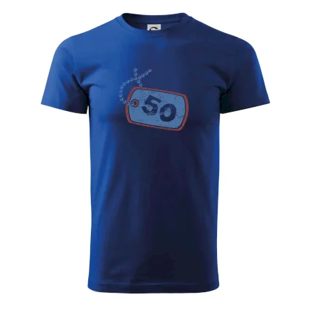 50 na krku štítek