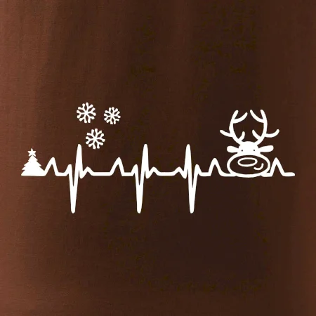 EKG Vánoce Vločky a sob