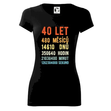 Narozeniny 40 přepočet času