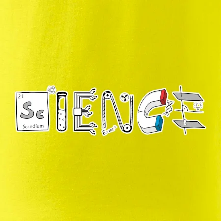Science věda nápis